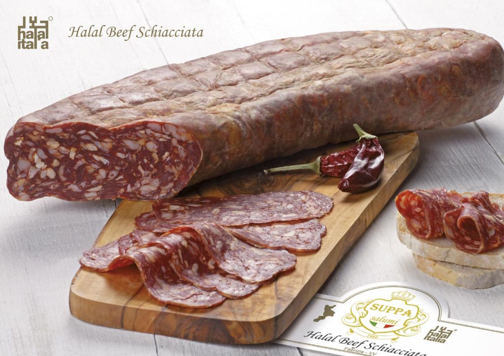 Suppa Salumificio Halal Produkte Beef Schiacciata
